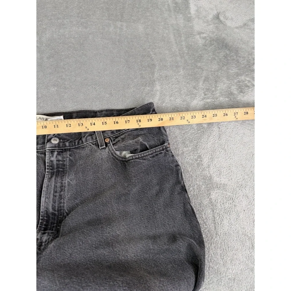 Vintage Y2K Levi's 505 Regular Fit Straight Jeans Men's Size 42X30 Black